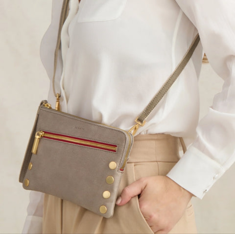 Hammitt Original Nash Grey Leather Bag - Picture 4 of 16